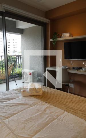 Studio para alugar com 29m², 1 quarto e sem vagaSala/Quarto