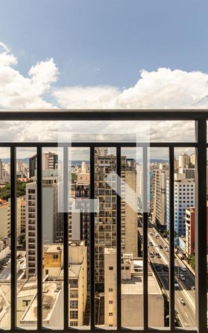 Studio para alugar com 27m², 1 quarto e sem vagaVaranda