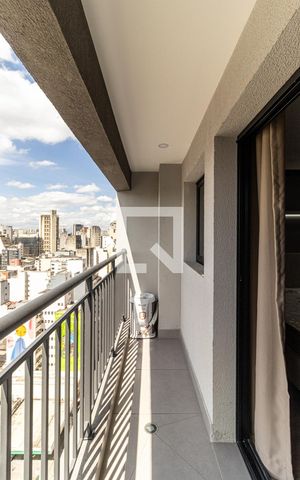Studio para alugar com 27m², 1 quarto e sem vagaVaranda