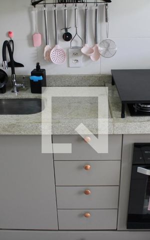 Apartamento à venda com 37m², 1 quarto e sem vagaCozinha 