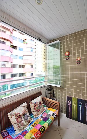 Apartamento à venda com 70m², 2 quartos e 1 vagaQuarto 1 - Suíte Sacada