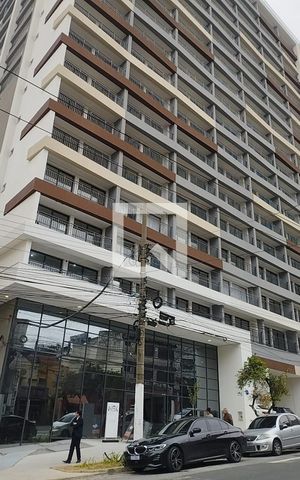 Studio para alugar com 27m², 1 quarto e sem vaga Studio para alugar com 27m², 1 quarto e sem vagaFachada