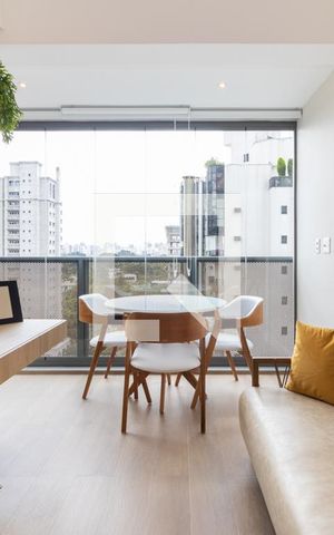 Apartamento para alugar com 38m², 1 quarto e 1 vaga Apartamento para alugar com 38m², 1 quarto e 1 vagaSala