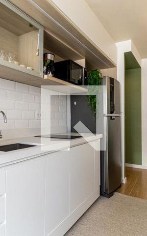 Studio à venda com 26m², 1 quarto e sem vagaCozinha