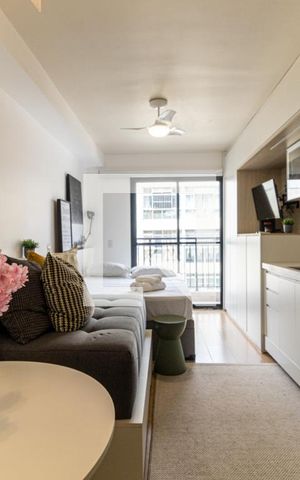 Studio à venda com 26m², 1 quarto e sem vagaSala