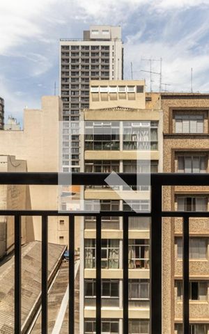 Studio à venda com 26m², 1 quarto e sem vagaVaranda