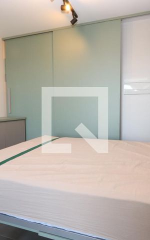 Studio para alugar com 28m², 1 quarto e sem vagaStudio - porta de correr