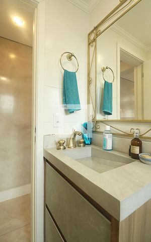 Apartamento à venda com 55m², 1 quarto e 1 vagaBanheiro