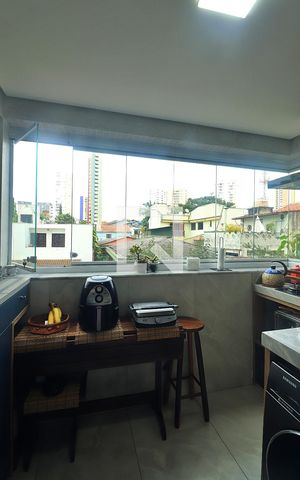 Apartamento à venda com 55m², 1 quarto e 1 vagaCozinha e Área de Serviço