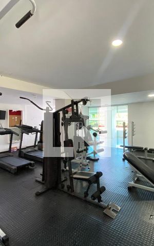 Apartamento para alugar com 50m², 1 quarto e 1 vaga Apartamento para alugar com 50m², 1 quarto e 1 vagaÁrea comum - Academia