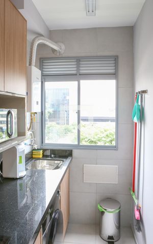 Apartamento à venda com 30m², 1 quarto e sem vaga Apartamento à venda com 30m², 1 quarto e sem vagaCozinha e Área de Serviço