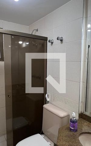 Apartamento à venda com 55m², 1 quarto e 2 vagas Apartamento à venda com 55m², 1 quarto e 2 vagasBanheiro