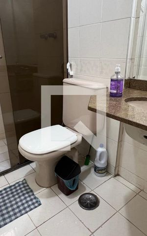 Apartamento à venda com 55m², 1 quarto e 2 vagas Apartamento à venda com 55m², 1 quarto e 2 vagasBanheiro