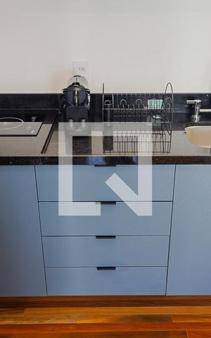 Studio à venda com 22m², 1 quarto e sem vagaCozinha