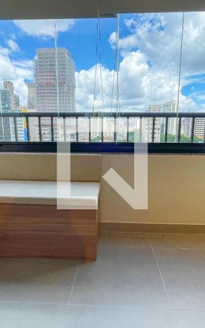 Studio para alugar com 25m², 1 quarto e sem vaga Studio para alugar com 25m², 1 quarto e sem vagaVaranda