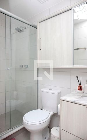 Apartamento à venda com 63m², 2 quartos e 2 vagasBanheiro Quarto 1 Suíte