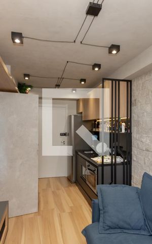 Apartamento à venda com 28m², 1 quarto e sem vaga Apartamento à venda com 28m², 1 quarto e sem vagaSala