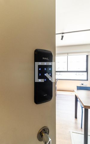 Apartamento para alugar com 33m², 1 quarto e sem vagaFechadura Eletrônica