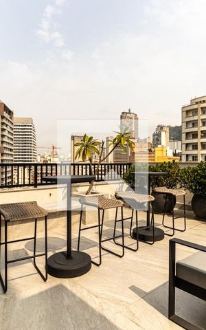 Apartamento para alugar com 33m², 1 quarto e sem vagaLounge
