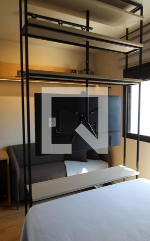 Studio à venda com 24m², 1 quarto e sem vagaSala/Quarto