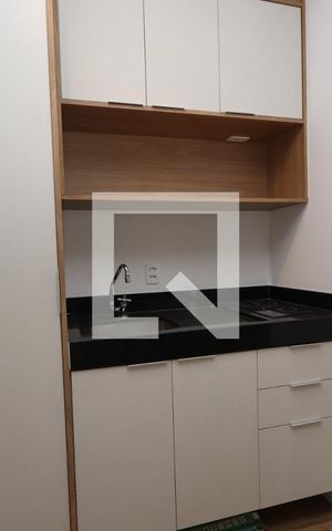 Apartamento à venda com 49m², 1 quarto e 1 vagaSala expandida - pia e cooktop