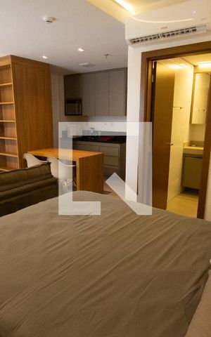 Studio para alugar com 35m², 1 quarto e 1 vagaQuarto