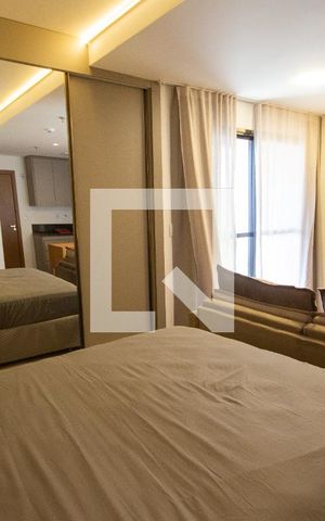 Studio para alugar com 35m², 1 quarto e 1 vagaQuarto