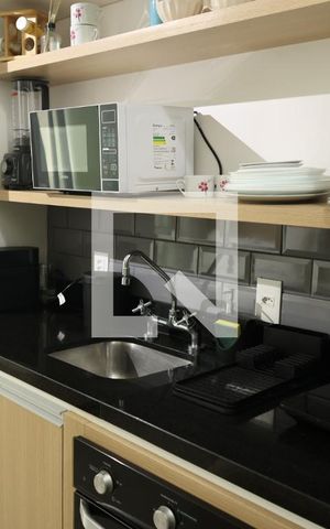 Studio à venda com 25m², 1 quarto e sem vagaCozinha