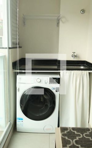 Studio à venda com 25m², 1 quarto e sem vagaLavanderia