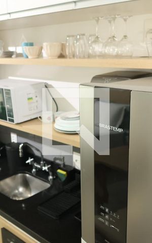 Studio à venda com 25m², 1 quarto e sem vagaCozinha