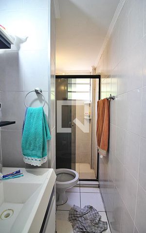 Apartamento à venda com 57m², 2 quartos e 1 vagaBanheiro Social