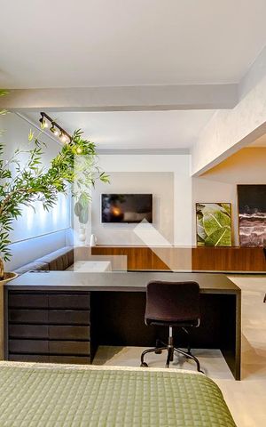 Studio à venda com 50m², 1 quarto e 1 vagaQuarto