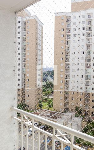 Apartamento à venda com 52m², 2 quartos e 1 vagaSacada Sala