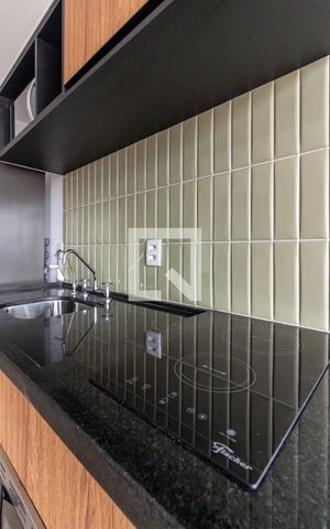 Studio à venda com 30m², 1 quarto e 1 vaga Studio à venda com 30m², 1 quarto e 1 vagaCozinha - Cooktop