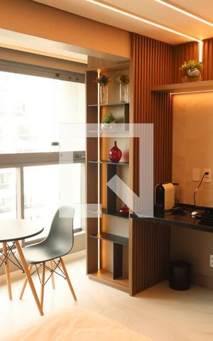 Studio para alugar com 25m², 1 quarto e 1 vagaSala