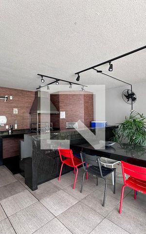 Studio para alugar com 38m², 1 quarto e 1 vagaChurrasqueira