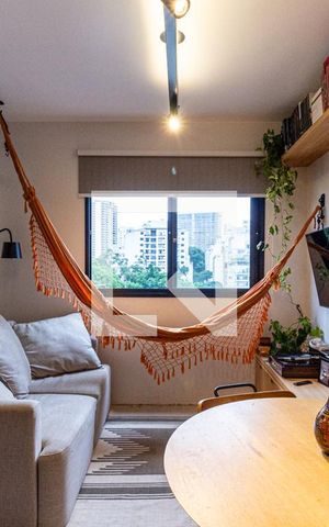 Studio à venda com 30m², 1 quarto e sem vagaSala