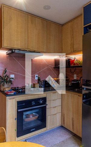 Studio à venda com 30m², 1 quarto e sem vagaCozinha