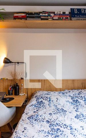 Studio à venda com 30m², 1 quarto e sem vagaSuíte - Quarto