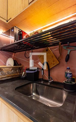 Studio à venda com 30m², 1 quarto e sem vagaCozinha - Pia