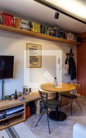 Studio à venda com 30m², 1 quarto e sem vagaSala