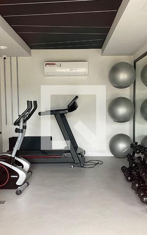 Apartamento para alugar com 35m², 1 quarto e 1 vaga Apartamento para alugar com 35m², 1 quarto e 1 vagaÁrea comum - Academia