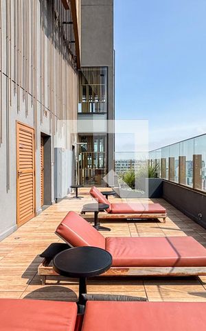 Studio para alugar com 27m², 1 quarto e sem vaga Studio para alugar com 27m², 1 quarto e sem vagaÁrea comum - Solarium