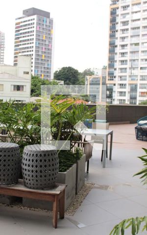 Apartamento para alugar com 32m², 1 quarto e 1 vagaÁrea comum