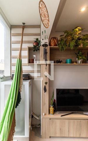 Studio à venda com 28m², 1 quarto e sem vagaVaranda