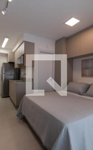 Studio para alugar com 25m², 1 quarto e sem vaga Studio para alugar com 25m², 1 quarto e sem vagaQuarto