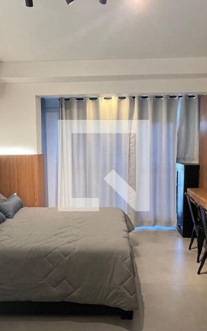 Studio para alugar com 24m², 1 quarto e sem vaga Studio para alugar com 24m², 1 quarto e sem vagaQuarto