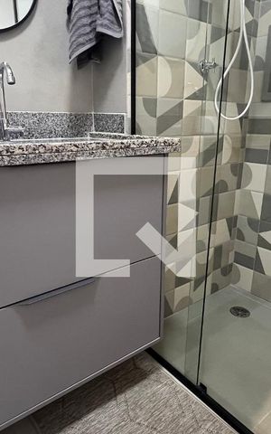 Studio para alugar com 24m², 1 quarto e sem vaga Studio para alugar com 24m², 1 quarto e sem vagaBanheiro