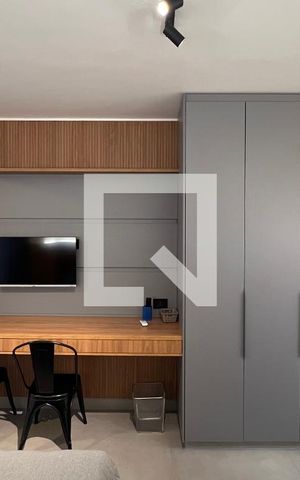 Studio para alugar com 24m², 1 quarto e sem vaga Studio para alugar com 24m², 1 quarto e sem vagaDetalhe