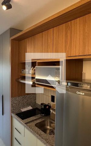 Studio para alugar com 24m², 1 quarto e sem vaga Studio para alugar com 24m², 1 quarto e sem vagaCozinha